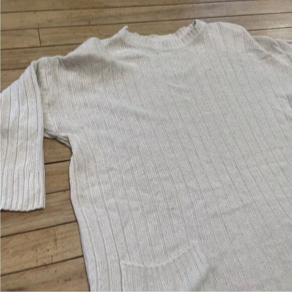 PARRINELLO Sweater Womens Cream VTG 90s Ramie Silk Ramie Rabbit Angora Knit S - Picture 16 of 16